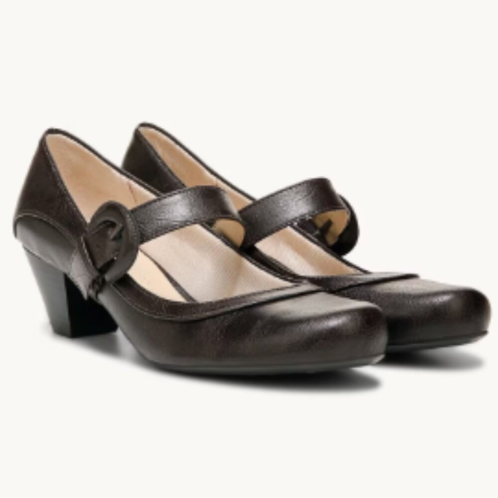 LifeStride Rozz Mary Jane Pump NIB WIDE